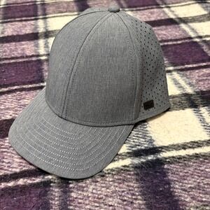 Melin A GAME HYDRO Performance Snapback Hat Cap Heather Gray CL